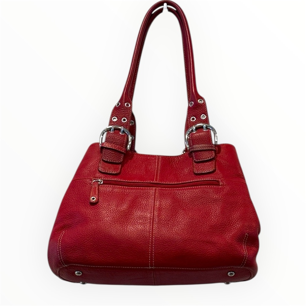 Tignanello Red Leather Handbag